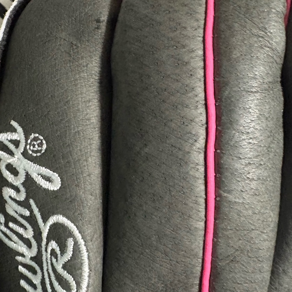 Rawlings Storm Softball Glove with Pink Trim - Picture 12 of 14